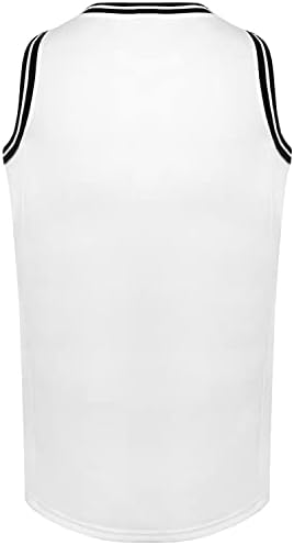 MESOSPERO Boş Basketbol Forması Geri Dönüşümlü erkek Örgü Atletik Spor Gömlek Eğitim Uygulama S-3XL