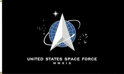 TrendyLuz Bayrakları Amerika Birleşik Devletleri Uzay Kuvvetleri 3x5 Feet Afiş Bayrağı