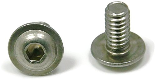 Düğme Flanşlı Soket Başlı Vida 18-8 Paslanmaz Çelik-10/32 x 3/8 (FT) Adet-1.000