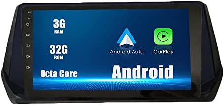 Android 10 Autoradio Araba Navigasyon Stereo Multimedya Oynatıcı GPS Radyo 2.5 D Dokunmatik Ekran Peugeot 2008 (2020 Octa