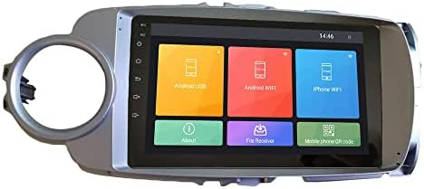 Android 10 Autoradio Araba Navigasyon Stereo Multimedya Oynatıcı GPS Radyo 2.5 D Dokunmatik Ekran Toyota Yaris 2012-2017