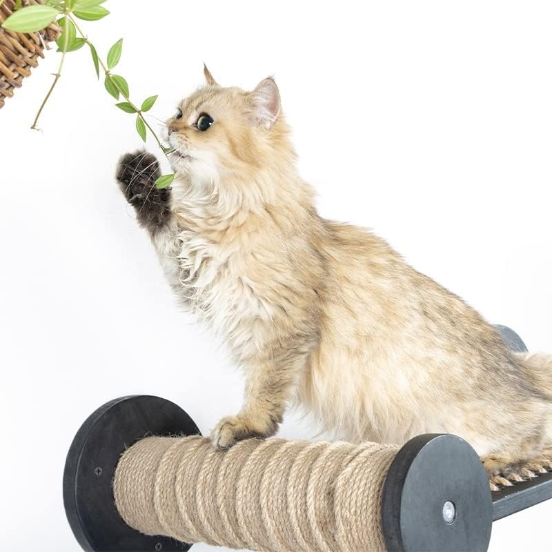 WYFDP Yüzen Kedi Hamak Ağacı Yatak Sisal Halat Scratcher tırmalama sütunu Oyun Alanı Pençe Kalemtıraş Yavru Oyuncak Duvar