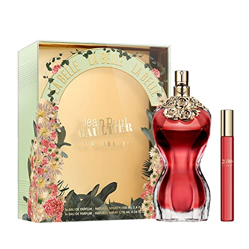 Jean Paul Gaultier La Belle Le Parfüm Kadınlar için 2 Parçalı Set (3,4 Oz Eau De Parfüm Spreyi Yoğun + 0,34 Oz Eau De Parfüm