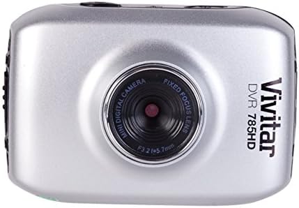 Vivitar DVR785HD-BLU 5MP Pro Su Geçirmez Eylem Kamera ile Kılıf ve Bağlar Video Kamera ile 2 İnç LCD Ekran (Renk Değişebilir)