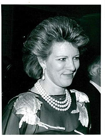 Yunanistan Kraliçesi Anne-Marie'nin vintage fotoğrafı.