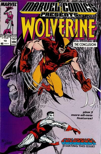 Marvel Çizgi Romanları Sunar 10 (Gazete Bayii ) FN; Marvel çizgi romanı / Wolverine Colossus