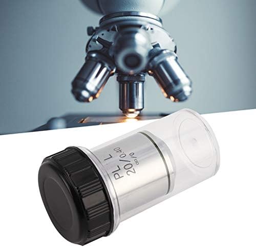 Jingyig Sonsuz Objektif Lens, Yardımcı Objektif Lens Mikroskop Objektif Lens Aşınmaya Dayanıklı Dayanıklı 20X Objektif Lens