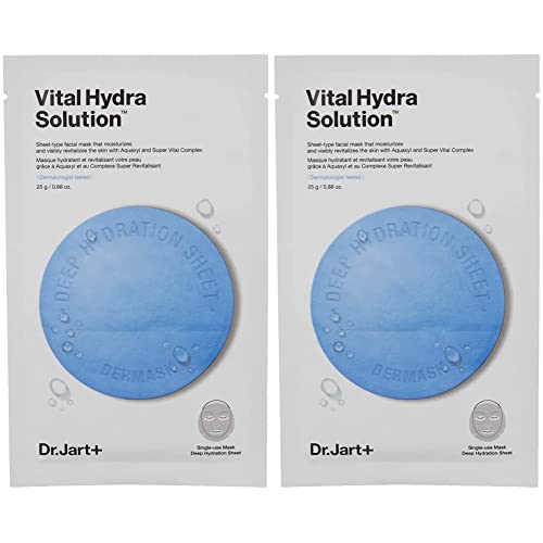 Dr. Jart + Vital Hydra Çözüm Sayfası Maskesi, 5 sayı (2'li Paket)