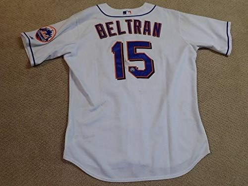 Carlos Beltran Oyunu Yıpranmış Forma New York Mets MLB Steiner-MLB Oyunu Kullanılmış Formalar