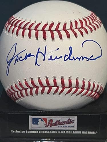 Jack Heidemann Cleveland Kızılderilileri Resmi Beyzbol Birinci Ligi İmzalı Beyzbol Topları İmzaladı