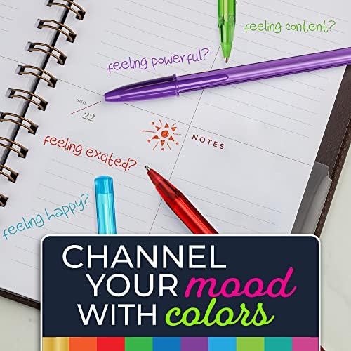 BIC Renk İpuçları Kalem Seti (WMSUA60-AST), 60 Sayım Paketi, Çeşitli Renkler, Okul Malzemeleri için Eğlenceli Renkli Kalemler,