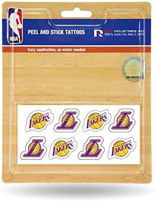 NBA Los Angeles Lakers Yüz Dövmeleri, 8 Parçalı Set