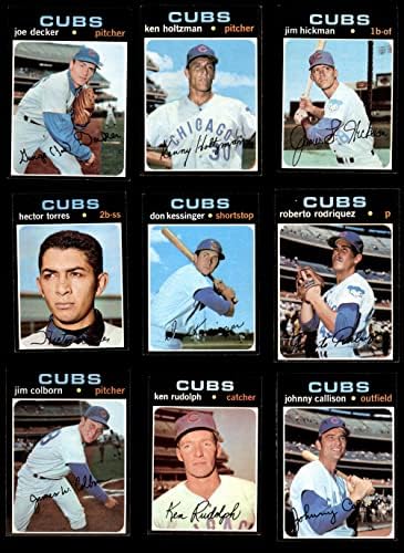 1971 Topps Chicago Cubs Takım Seti Chicago Cubs (Set) NM Cubs