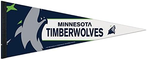 WinCraft NBA 69671014 Minnesota Timberwolves Premium Flama, 12 X 30