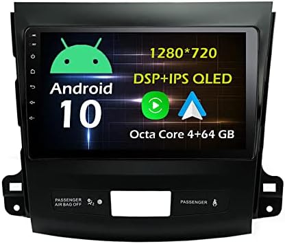 Bestycar 9 araba android müzik seti Radyo Mitsubishi Outlander/Peugeot 4007 2006-2011 Octa Çekirdek Android 10.0 Dokunmatik