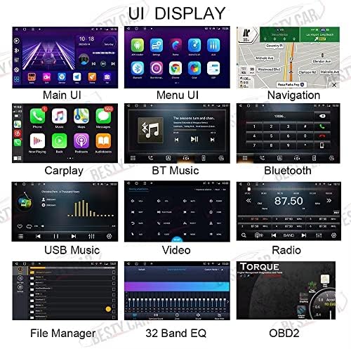 Bestycar 9 araba android müzik seti Radyo Mitsubishi L200 5 2015-2019 Octa Çekirdek Android 10.0 Dokunmatik Ekran Ana Ünite