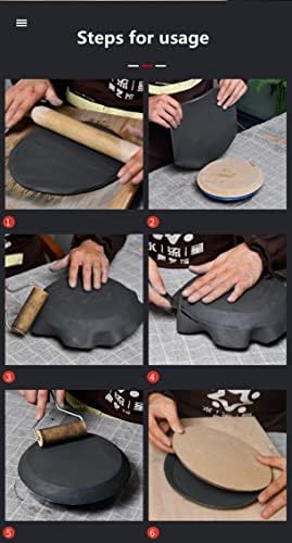 WellieSTR ClayTools Seramik Şekillendirme Kalıp Çömlek Araçları seramik tabak Şekillendirme Kalıp Handbuilding Çanak Plaka