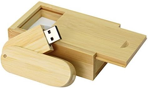 Ahşap Kutu ile Akçaağaç Ahşap 2.0/3.0 USB Flash Sürücü Bellek Çubuğu (2.0/1GB)
