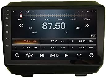 Android 10 Autoradio Araba Navigasyon Stereo Multimedya Oynatıcı GPS Radyo 2.5 D Dokunmatik Ekran Jeep Wrangler 2018-2020