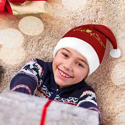 Softbol Kalp Atışı Peluş Noel Şapka Yaramaz ve Güzel Noel baba şapkaları Peluş Ağız ve Konfor Astar noel dekorasyonları