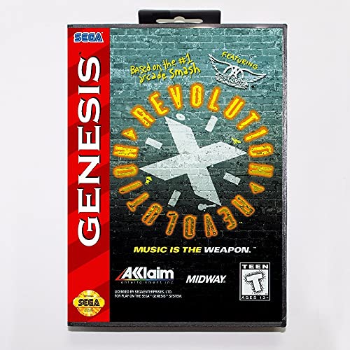 Samrad Devrimi X Oyun Kartuşu 16 Bitlik MD Oyun Kartı İçin Perakende Kutusu İle Sega Mega Sürücü Genesis