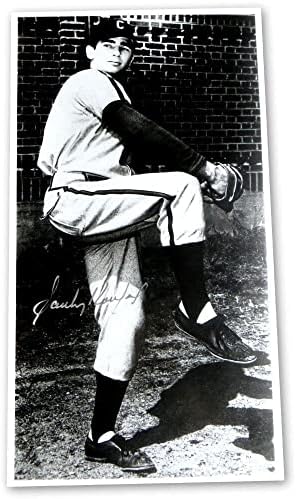 Sandy Koufax İmzalı İmza 11X20 Fotoğraf Dodgers Üniv. Cincinnati JSA V68252 İmzalı MLB Fotoğrafları