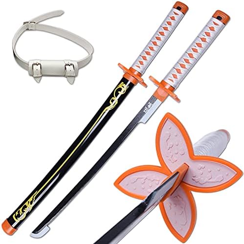 Ziqing iblis avcısı Kılıç Cosplay Kılıç Agatsuma Zenitsu Kılıç Anime Katana Anime Orijinal Doku-seçim için çeşitli Stilleri