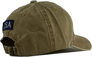 Lzihkst Amerikan Bayrağı beyzbol şapkası Vatansever Şapka Sıkıntılı Şapkalar Taktik Şapka Yıkanmış Erkekler Kadınlar için