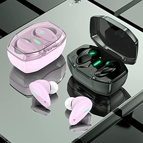 Bluetooth Kulaklıklar, Kablosuz Kulaklıklar, RGB Işıklı ve Kablosuz Şarj Kılıflı Bluetooth 5.2 Spor Kulaklıklar, Kulaklık
