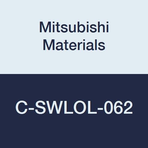 Mitsubishi Malzemeleri C-SWLOL - 062 C-SWLO Serisi Vidalı Kelepçe 0,250 IC Trigon Uçlu Delik Çubuğu, Karbür Sap, Sol, 95°
