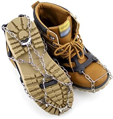 ISMARLAMA Çift Yürüyüş Sivri Ayakkabı Başak Krampon Cleats Buz Cleats Ayakkabı Paslanmaz Çelik Çiviler Buz Sapları