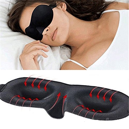 Ayarlanabilir 3D konturlu göz uyku maskeleri kulak tıkacı ile göz farı seyahat uyku yardımı göz kapağı ışık engelleme uyku