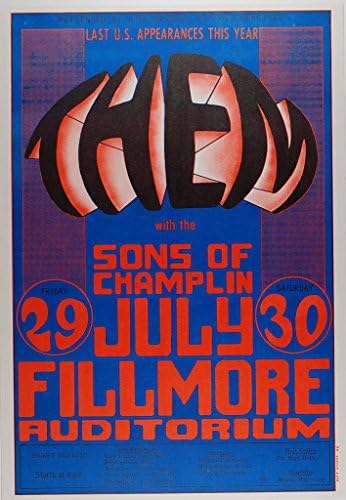 1966 Konser Afişi, Fillmore Oditoryumu * Darphane Durumu* (BG-20)