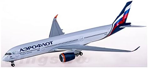 ZİMAGU Uçak Modeli Simülasyon Alaşım 1: 200 Ölçekli A350-900 VQ-BFY AFL001 Aeroflot Uçak ABS Plastik Model Airbus Koleksiyon