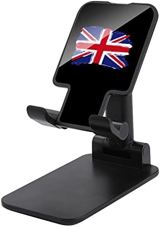 Birleşik Krallık bayrağı Katlanabilir Cep Telefonu Standı Ayarlanabilir Açı Yüksekliği Tablet Danışma Tutucu