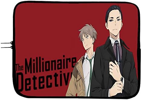 Milyoner Dedektif Dengesi Sınırsız Anime dizüstü bilgisayar kılıfı Çanta w / Mousepad Yüzey-15 İnç dizüstü bilgisayar kılıfı