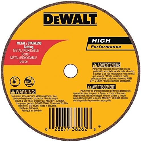 DEWALT DW8715 A60T Tekerlek, 4 inç X 1/16 inç X 1/4 inç