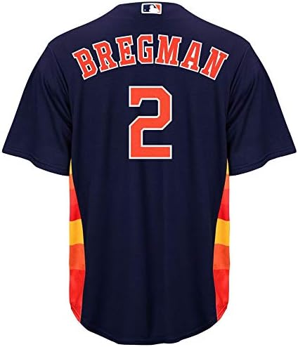 Outerstuff Alex Bregman Houston Astros MLB Erkek Genç 8-20 Oyuncu Forması