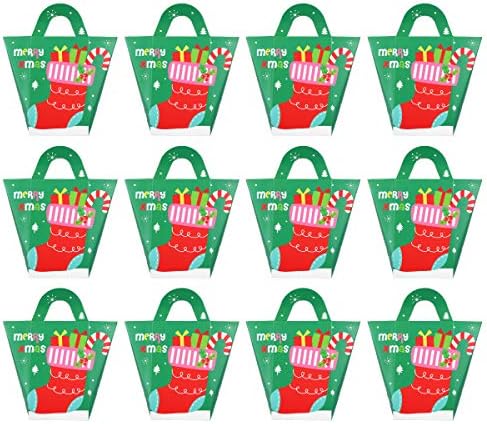 SOIMISS 1 Takım 12 Adet Noel Şeker Ambalaj Kutuları Hediye Kutuları (Çeşitli Renk)