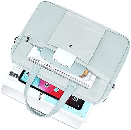 JIESEING Dizüstü Evrak Çantası laptop çantası Durumda Moda Kadın Omuz Crossbody Çanta Seyahat Ofis bayan çanta (Renk : A,