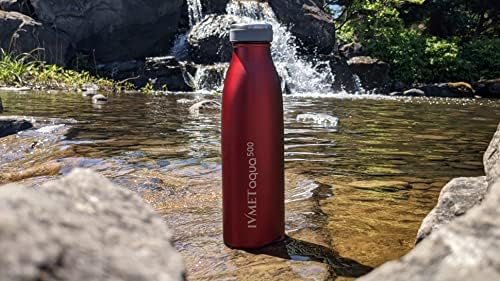 IVMET Aqua Paslanmaz Çelik Çift Cidarlı Vakum Yalıtımlı içme şişesi Şişesi termos Hidro Metal Spor Okulu Fitness Outdoor