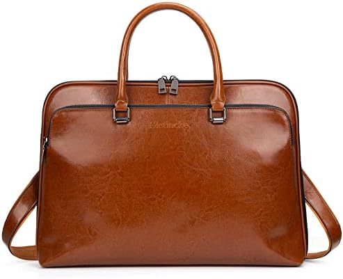 Blofinche Dizüstü Messenger omuzdan askili çanta: Hakiki Deri iş Evrak Çantası 13.3 15.6 inç tasarımcı çanta
