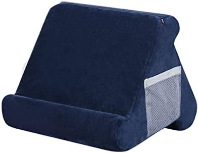 TEAFİRST Çok Açılı Yastık Tablet Okuma Standı Tutucu Köpük Tur istirahat yastığı Telefon için (Koyu Mavi)