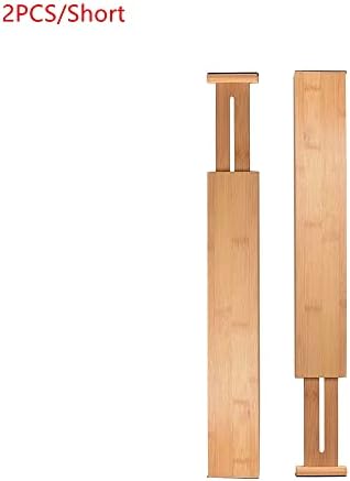 MATYASIGO 2/4 ADET Bambu çekmece düzenleyiciler Yatak Odası mutfak çekmecesi Depolama Ayarlanabilir Genişletilebilir çekmece