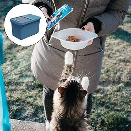 STOBOK evcil hayvan mama kabı Hava Geçirmez Köpek Maması saklama kutusu Pirinç Kovası Tahıl Dağıtıcı Konteyner Kedi Köpek