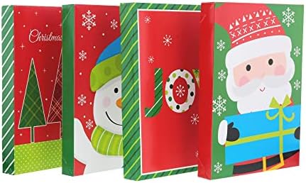 Noel Baskılı Bluz Hediye Kutuları (4'lü Paket)