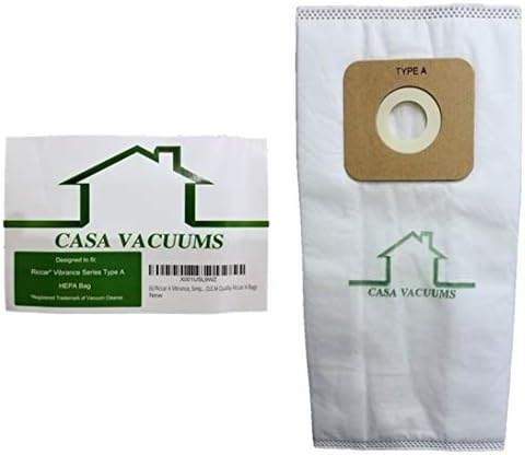Casa Vacuum Inc (6) Riccar A Canlılık, Sadelik A Simetri, Carpet Pro CPU-2T, Daha Dolgun Fırça, CleanMax H. E. P. A Çantalar