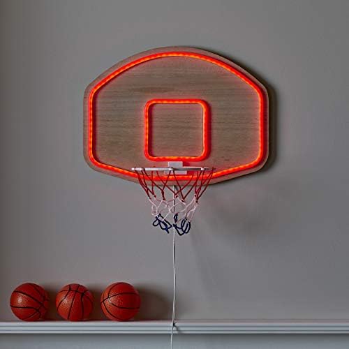 Lights4fun, Inc. Basketbol potası Neon led ışık Up Yatak odası duvar lambası