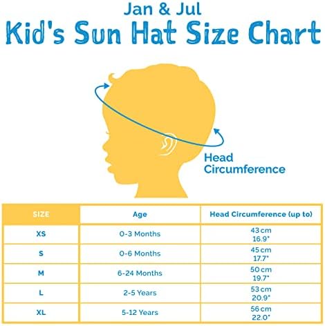 Ocak ve Temmuz 50 + Bebek Yürümeye Başlayan Çocuklar için UPF Ayarlanabilir Pamuklu Güneş Şapkaları