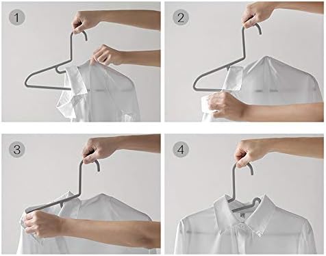 Askılar 20 Adet Japon plastik yaka askısı kaymaz dikişsiz kurutma elbise askısı yetişkin ıslak ve kuru elbise askısı Çok